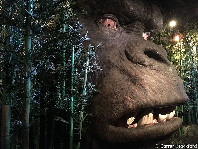 Kong head at Madame Tussauds, London