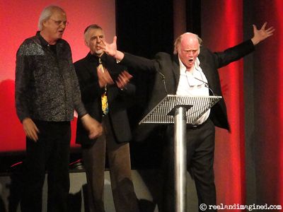Dennis Muren, Ken Ralston and Phil Tippett pay tribute to Ray Harryhausen at the BFI Dennis Muren, Ken Ralston and Phil Tippett pay tribute to Ray Harryhausen at the BFI