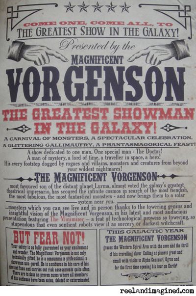 Vorgenson's advertising poster from Doctor Who Live Vorgenson's advertising poster from Doctor Who Live